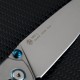 Ніж складаний туристичний Ruike P801-J, (8.6 см) 14C28N /  G10 помаранчевий