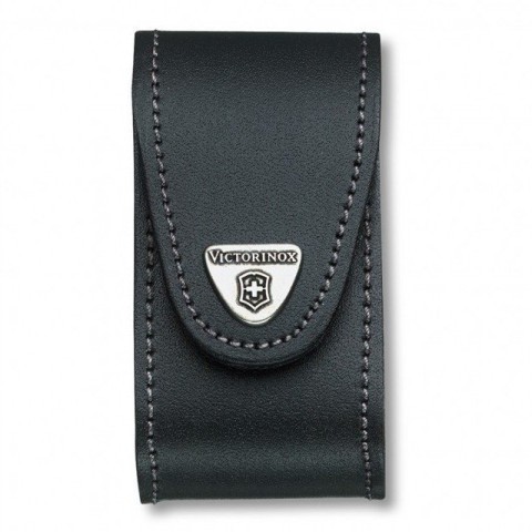 Чохол на пояс Victorinox 84-91мм шкір.чорн на липучці 5-8 шарів