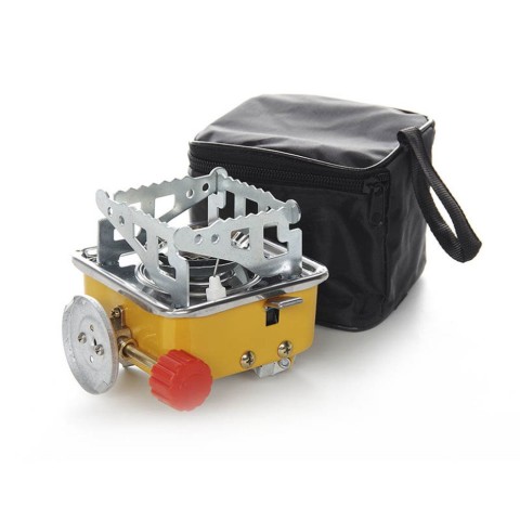 Плита газова портативна СИЛА Тетра 220х220х110 мм