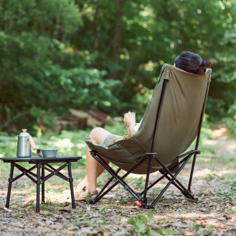 Стілець складаний Naturehike CNK2450JJ020, оливковий зелений