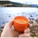 Портативна еспресо-кавоварка Wacaco Nanopresso помаранчева, механічна, для меленої кави
