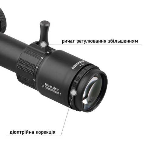 Приціл Discovery Optics ED-LHT GENII 3-15X50SFIR FFP-Z 30mm підсвічування (221001-2)