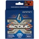 Шнур Brain Scout 4X 150m (fluoro Orange) 0.080mm 4.4kg