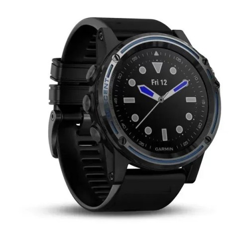 Смарт-часы Garmin Descent Mk1 титановые с силиконовым ремешком