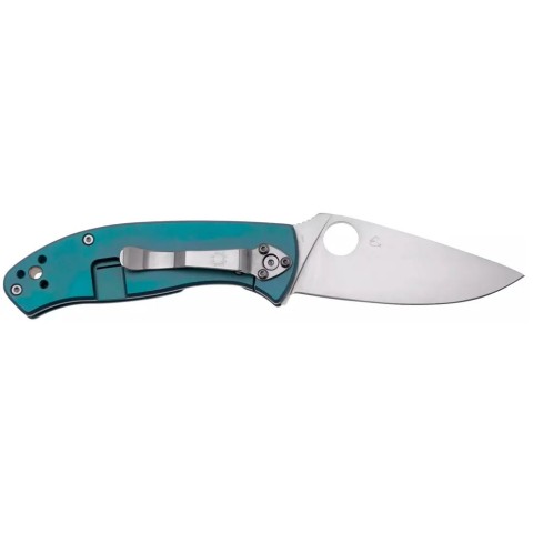 Нож Spyderco Tenacious Titanium, ц:blue