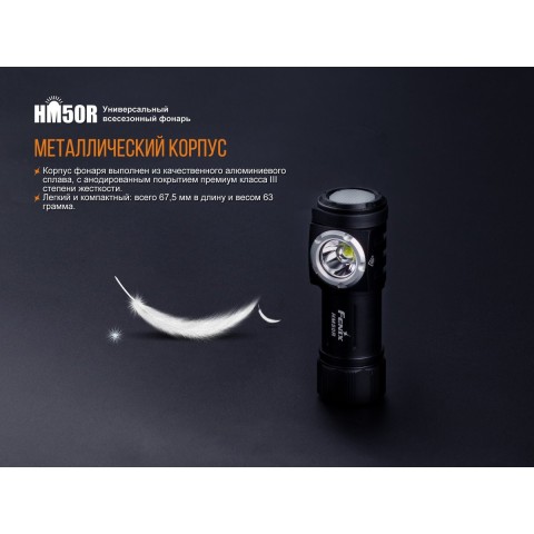 Ліхтар налобний Fenix HM50R