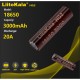 Li-ion Акумулятор LiitoKala HG2 18650 на 3000 mAh для ліхтарів