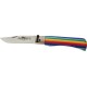 Нож Old Bear Rainbow L, W1.4060 steel, wood handle, rainbow