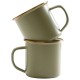 Набор чашек Barebones Enamel 2-Tone Mug Set 2 чашки Olive Drab