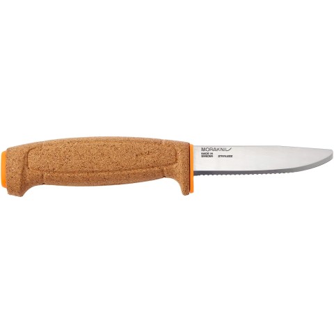 Нож Morakniv Floating Knife Serrated Safe ц:orange