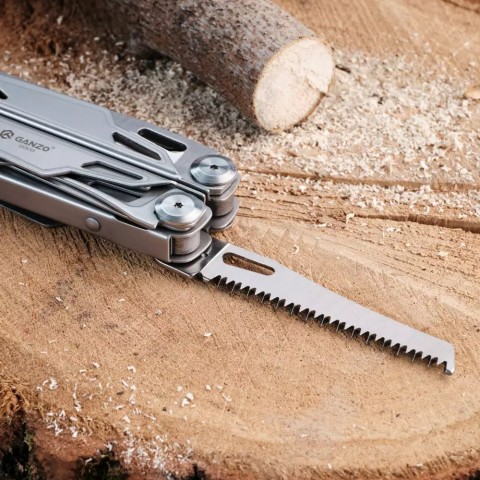 Мультитул Ganzo G303 з чохлом Molle та бітами, 21 функція