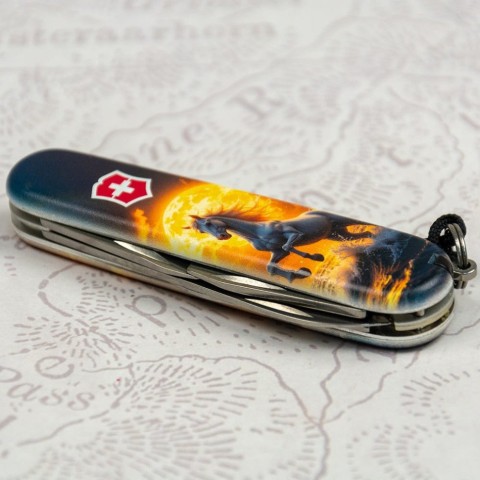 Складаний ніж Victorinox SPARTAN ZODIAC Величний кінь 1.3603.7.Z5230pk