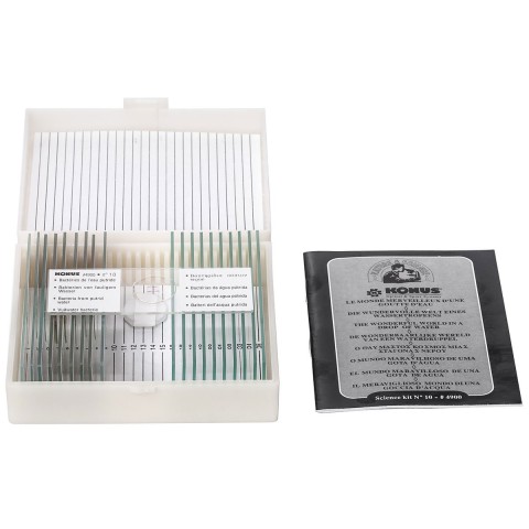 Набір мікропрепаратів KONUS Біологія: Дивовижне життя у краплі води (10 шт.)