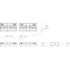 Планка Hawke Adaptor Base 11 мм - Weaver раздельная