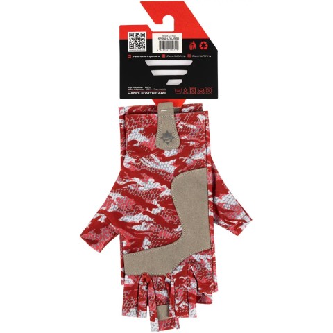 Перчатки Favorite Solar Fishing Gloves 5 Cut S/M red