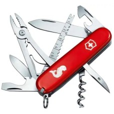 Нож VICTORINOX 1.3653.72 Swiss Army Angler. Красный