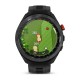 Смарт-часы Garmin Approach S70 (47 мм) с черным керамическим безелем и черным ремешком