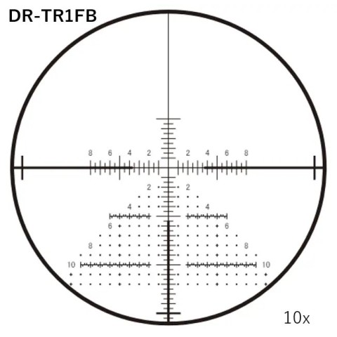 Прицел March FX Shorty, 1-10х24mm, 0.1MIL, DR-TR1FB, FFP, (illuminated)