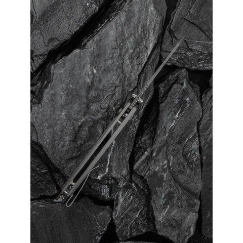 Ніж складаний туристичний Civivi Pragma Prime, (8.9 см) Damascus / Aluminum сірий