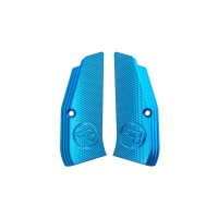 Накладки на рукоятку CZ 75 сині з насічками