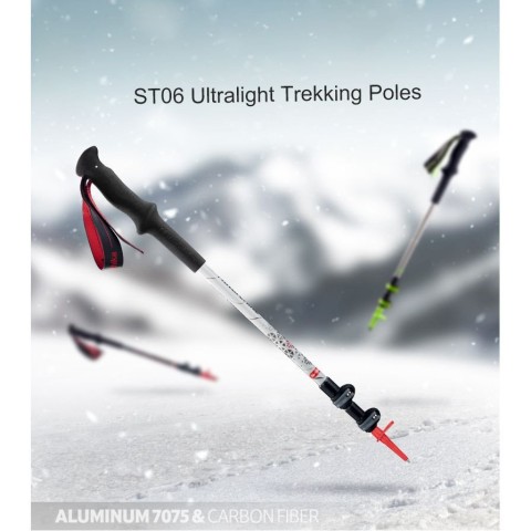 Трекінгова палиця 3-секційна Naturehike ST06 NH17D006-D, чорна