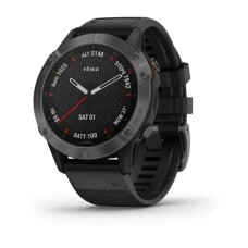 Смарт-часы Garmin fenix 6 Pro Sapphire углеродно-серые DLC с черным ремешком