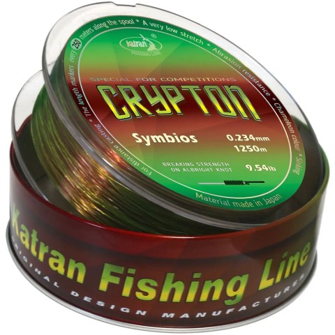 Леска Katran Crypton Symbios 1250m (camo-neon) 0.234mm 9.05lb/3.43kgg