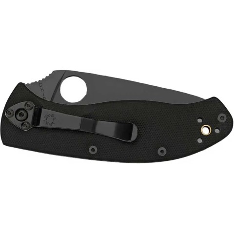 Нож Spyderco Tenacious Black Blade, 8Cr13MoV, G-10 ц:black