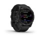 Смарт-часы Garmin fenix 7 Solar сланцево-серые с черным ремешком