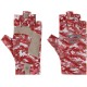 Перчатки Favorite Solar Fishing Gloves 5 Cut S/M red