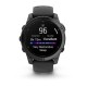 Смарт-годинник Garmin fenix E (47 мм) сланцево-сірий нержавіюча сталь/чорний