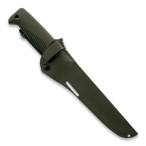 Нож Peltonen M95, покрытие PTFE Teflon, хаки, хаки композитный чехол