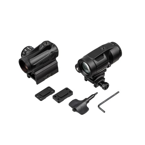 Комплект Sig Optics колiматор ROMEO-MSR Gen II 2 MOA і магніфер JULIET3-MICRO 3X22MM