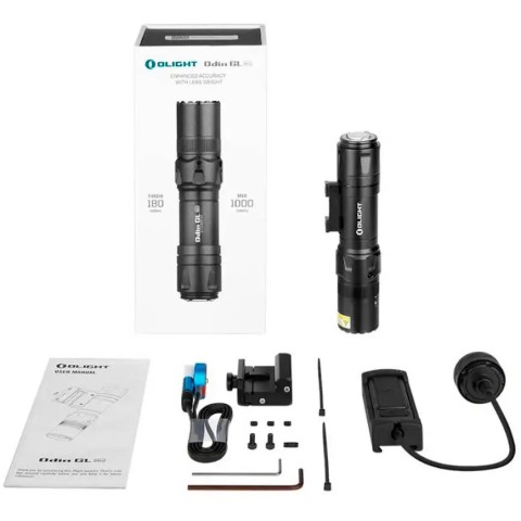 Фонарь с ЛЦУ Olight Odin GL Mini Green Laser Picatinny Black