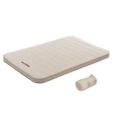 Матрац туристичний водонепроникний одномісний  Naturehike CNK2300DZ0001, 198x59x6.5 см, темно-зелений із вбудованою помпою для надування