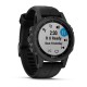Смарт-часы Garmin fenix 5S Plus Sapphire черные с черным ремешком