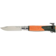 Нож Opinel №12 Explore, w/ Tick Remover ц:orange