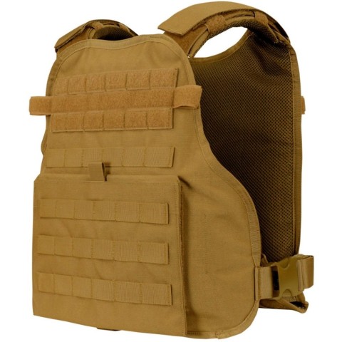 Жилет тактичний Condor Modular Operator Plate Carrier з кишенями під м'які бічні пластини ц:койот