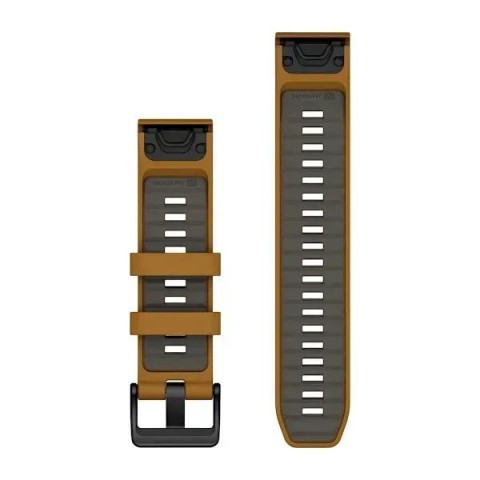 Ремінці для годинника Garmin QuickFit 22 силіконові осінь/гравійно-сірі