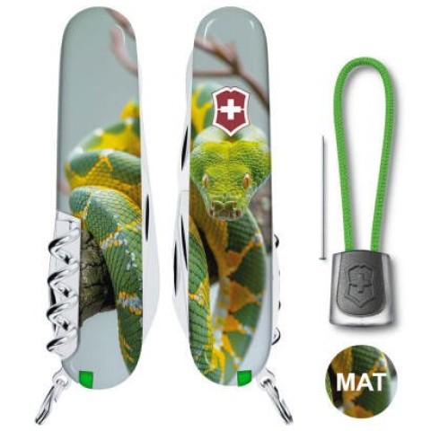Нож Victorinox Swiss Army Climber Zodiac Зеленая змея
