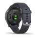 Смарт-годинник Garmin Venu синій граніт зі сріблястим безелем