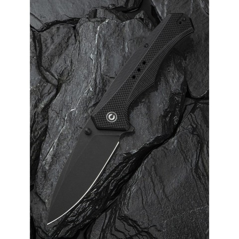 Ніж складаний туристичний Civivi Photonix, (9.4 см) 14C28N / G10 чорний