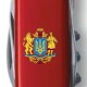 CLIMBER UKRAINE  91мм/14функ/крас /штоп/ножн/крюк /Большой Герб Украины