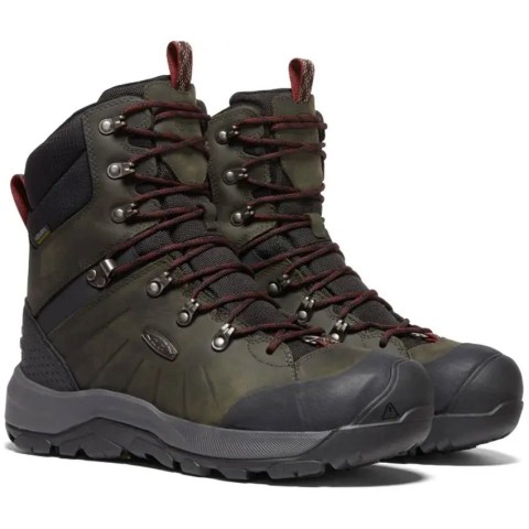 Ботинки KEEN Revel IV High Polar M 9.5 Magnet/Red Carpet