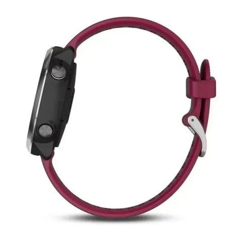 Смарт-годинник Garmin Forerunner 645 Music з вишневим ремінцем