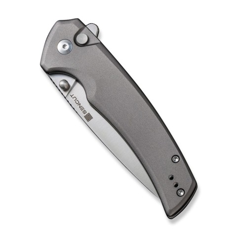 Ніж складаний туристичний Sencut Serene, (8.8 см) D2 / Aluminum сірий