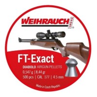 Пульки Weihrauch F&T Exact 0,547гр, кал.4,5(.177) 500 шт