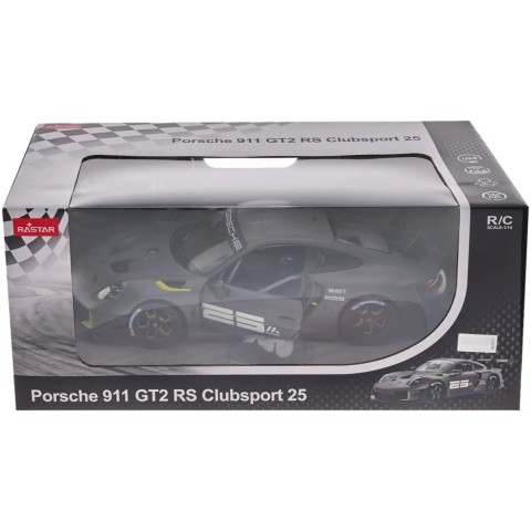 Машинка Rastar Porsche 911 GT2 RS Clubsport 25 1:14 Сірий