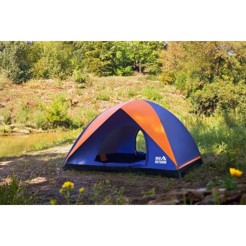 Палатка Skif Outdoor Adventure II 200x200 см Orange-Blue