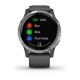 Смарт-часы Garmin vivoactive 4 серые с серебристым безелем